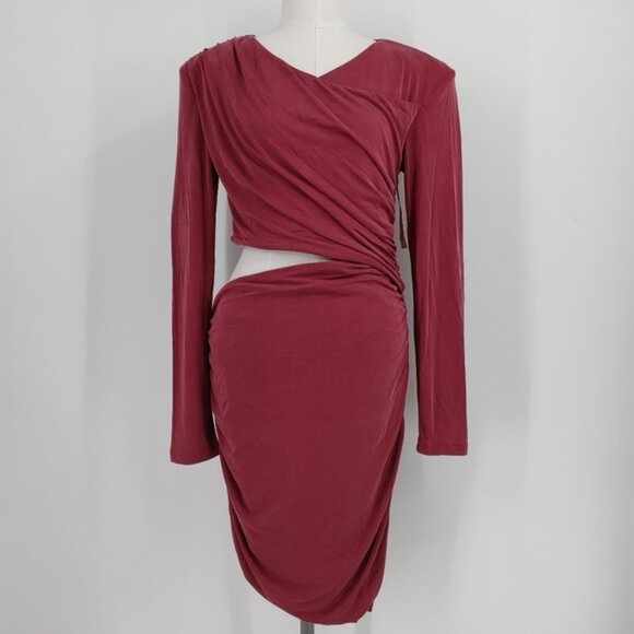 Bardot Rosa Ruched Mini Dress - Picture 1 of 5